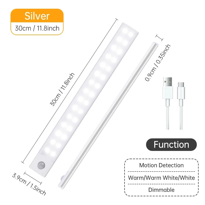 Wireless Motion Sensor Under Cabinet Light