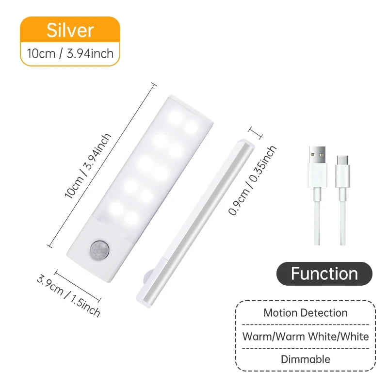 Wireless Motion Sensor Under Cabinet Light