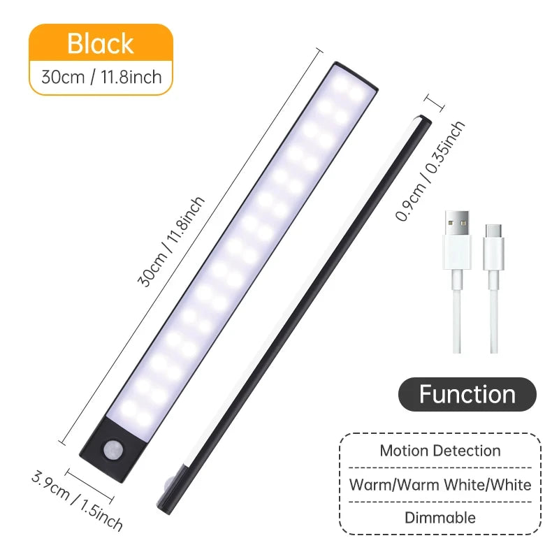 Wireless Motion Sensor Under Cabinet Light