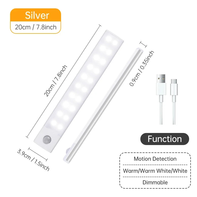 Wireless Motion Sensor Under Cabinet Light