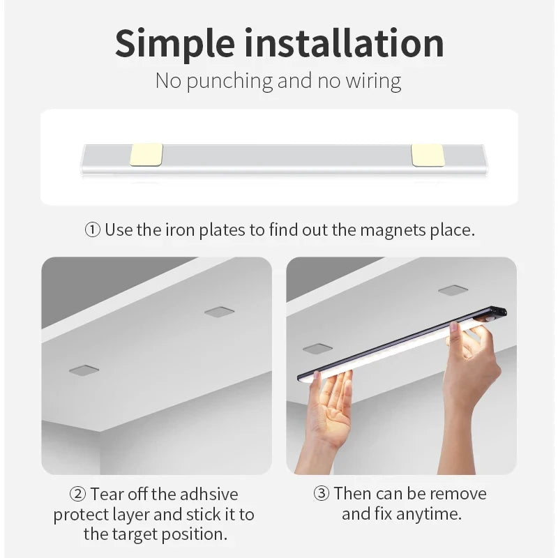 Wireless Motion Sensor Under Cabinet Light
