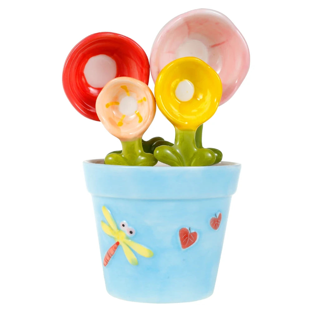 Cactus Ceramic Measuring Spoon Set