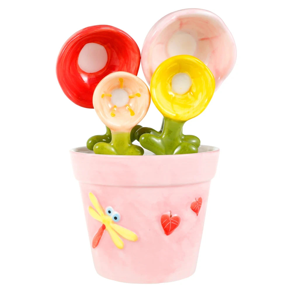 Cactus Ceramic Measuring Spoon Set