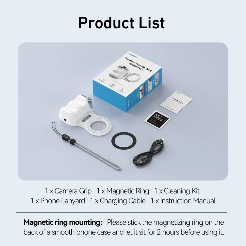 Magnetic Phone Camera Shoot Hand Grip